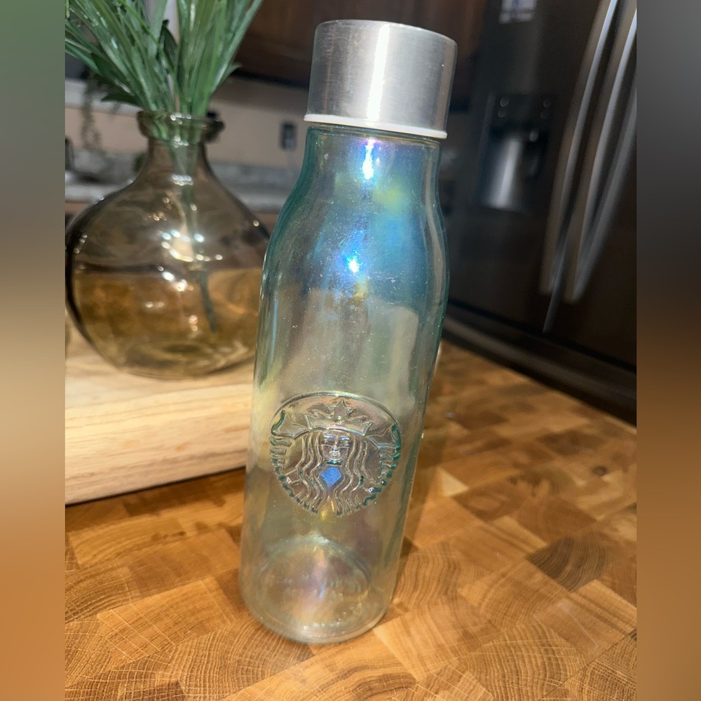 Starbucks‎ Recycled Glass Iridescent Glass Cup